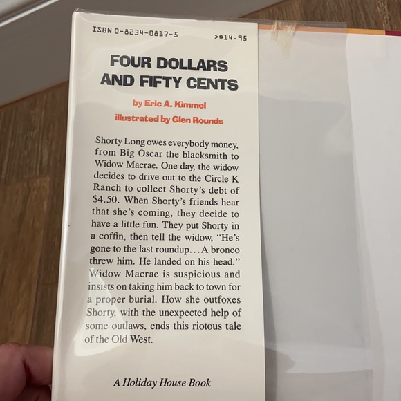 🧡 “Four Dollars and Fifty Cents” by Eric A. Kimmel - Picture 2 of 4